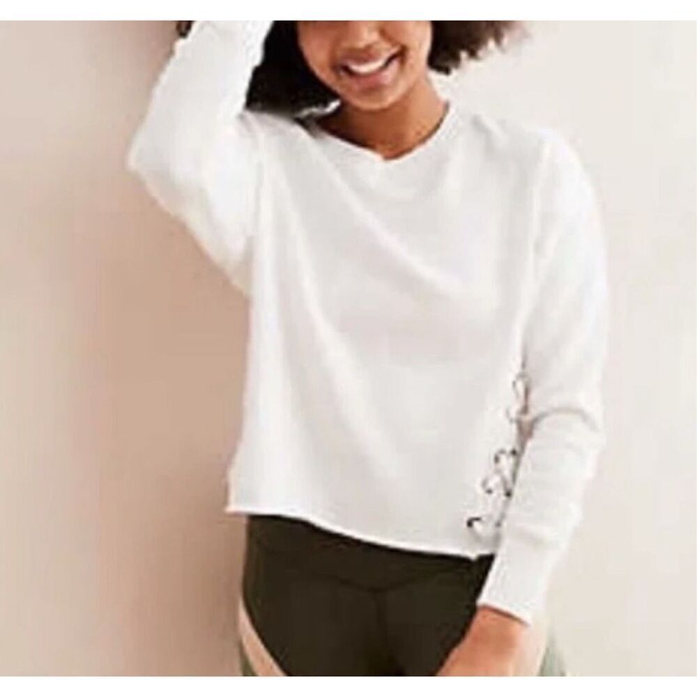 Aerie off white sweatshirt sz M